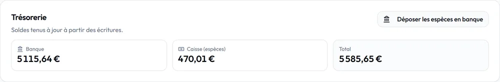 Comptabilité tenue toute seule
